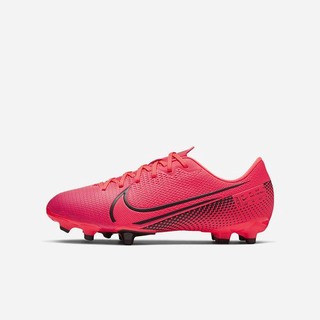 Ghete Fotbal Nike Jr. Mercurial Vapor 13 Academy MG Multi-Ground Fete Rosii Negrii | KJCX-13728